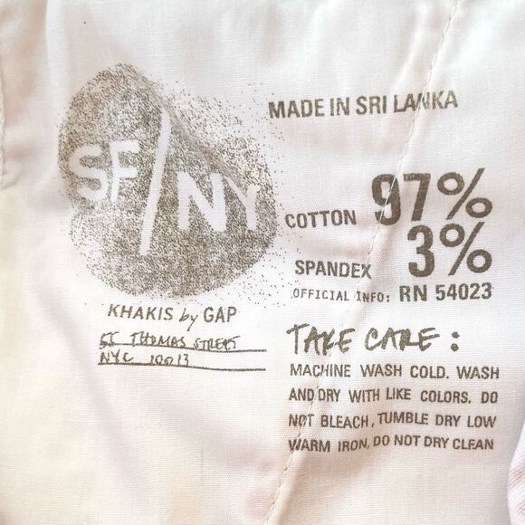 Gap Skinny Mini peach Polka Dot Khakis - Picture 6 of 6
